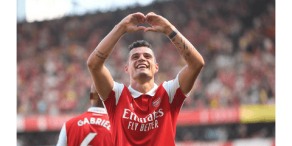 La migliore prestazione di Granit Xhaka arriva nell'ultima partita dell'Arsenal